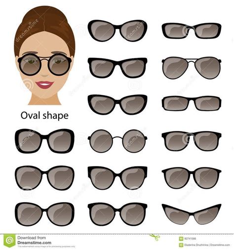 oval face shape sunglasses female